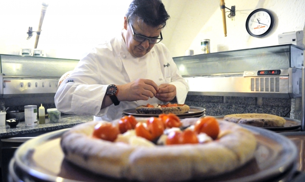 The rustic-gourmet pizza by Gilmozzi
