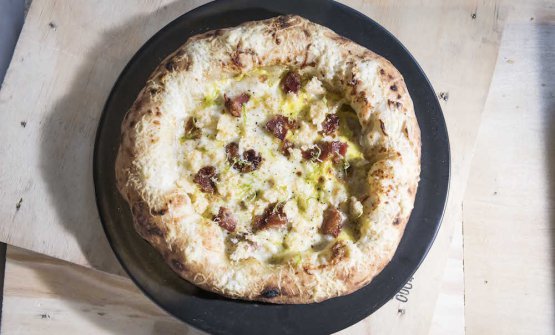La pizza Grana, Pepe e Fantasia di Franco Pepe