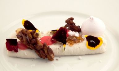 La Rossa, giuncata, ricotta and pine nuts, the swe