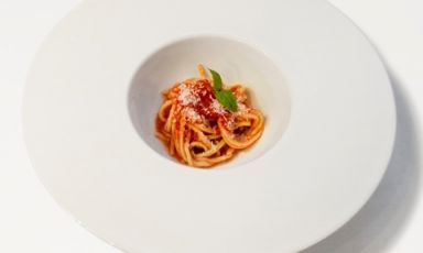 This dish, presented by Maurizio De Riggi, chef at
