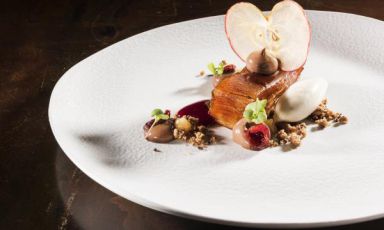 Un dessert presentato da Carmine Di Donna a Past