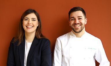 Francesca Ricci e Antonio Romano, la titolare di V