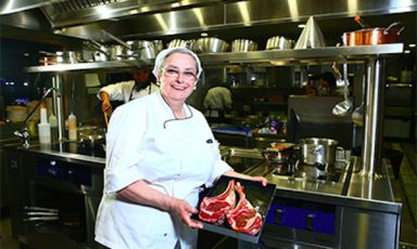 Giorgina Mazzero, chef trevisana di Da Ivo, insegn