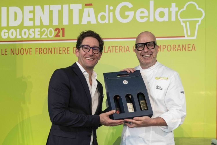 Brunelli con Giacomo Pondini, direttore del Consorzio dell'Asti e del Moscato d'Asti DOCG