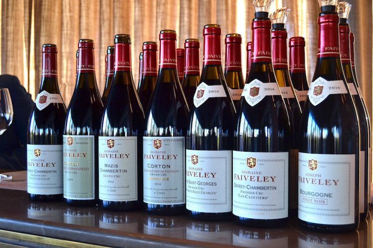 Alcune celebri etichette di Domaine Faiveley
