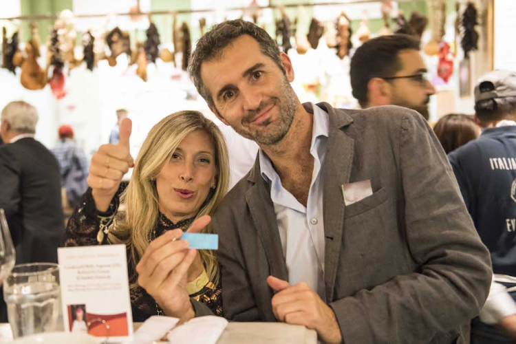 Cristina Cavalchini Guidobuono from Riso Buono and Dino Borri from Eataly New York