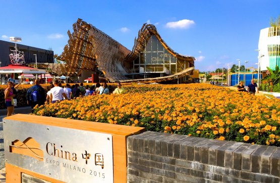 Il padiglione cinese a Expo 2015 è il più vasto,