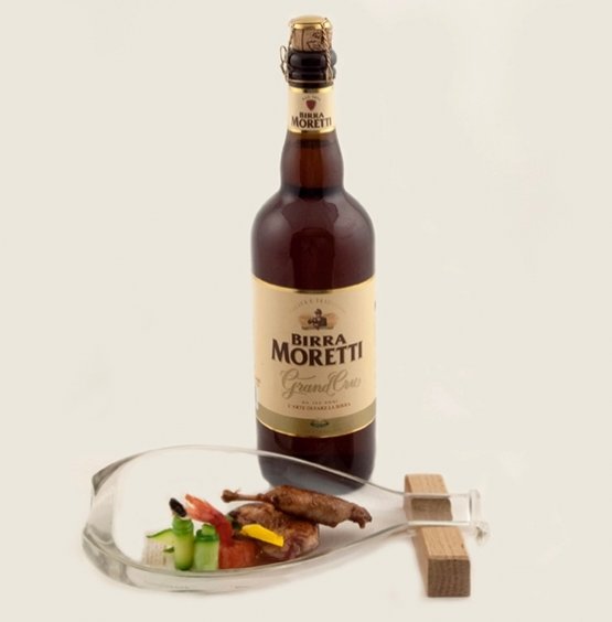 As a match and as an ingredient: Birra Moretti Grand Cru