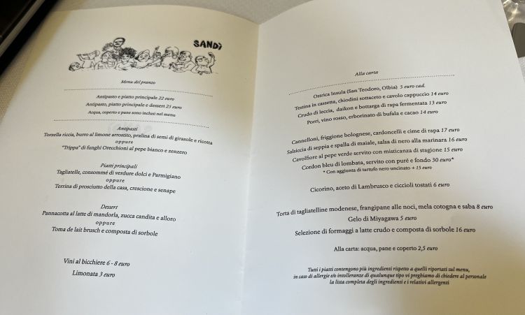 Il menu di venerdì 6 dicembre 2024