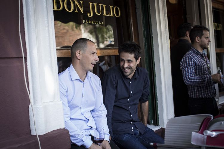Pablo Rivero assieme al suo socio Guido Tassi