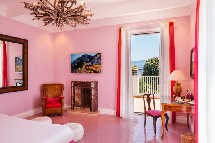 Una delle meravigliose suite del Don Alfonso
