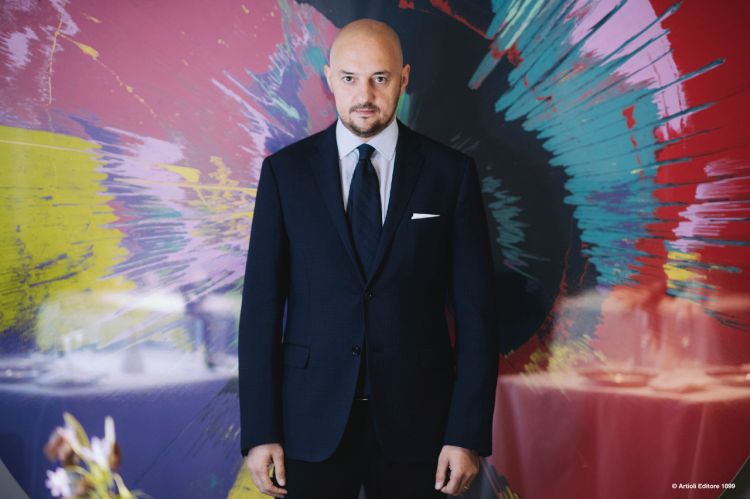 Beppe Palmieri, direttore di sala e cantina presso l'Osteria Francescana a Modena
