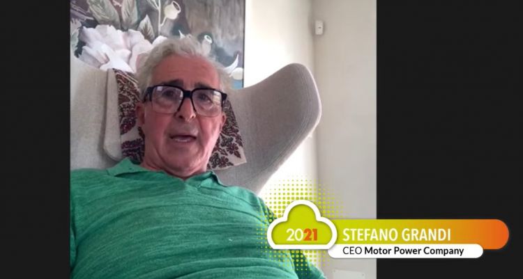 Stefano Grandi in collegamento con Identità di Gelato