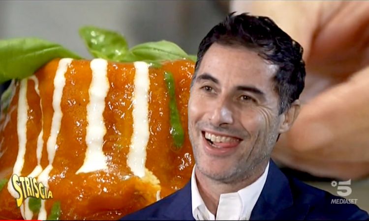 Alfonso Iaccarino e il Vesuvio di rigatoni, prima puntata in assoluto della rubrica Capolavori in cucina andata in onda il 3 dice,bre 2019
