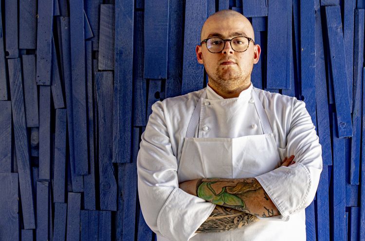 Davide Caranchini, chef-patron del Materia a Cerno