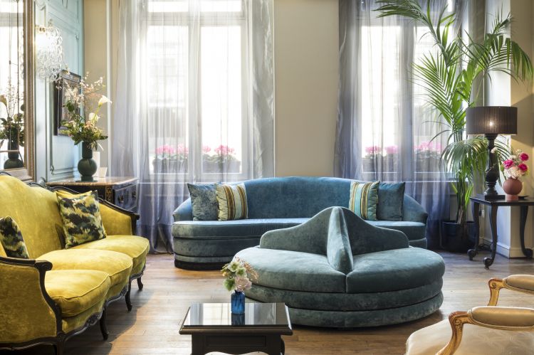 L'elegante lobby del Castille Paris - Starhotels Collezione. Foto Stefano Candito