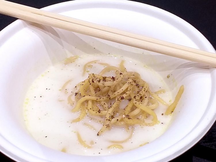 Ramen cacio e pepe
