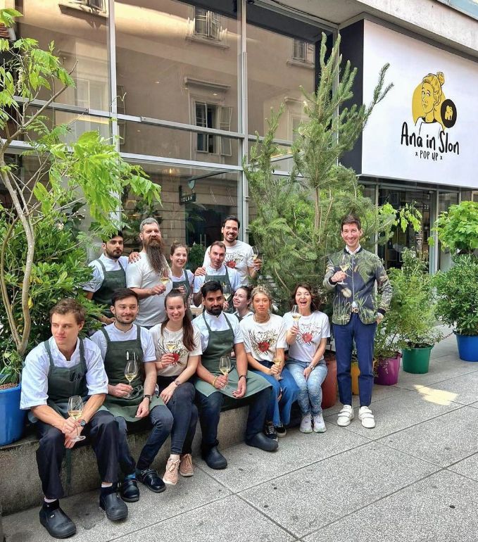 Ana in Slon, the pop-up that Ana Roš opened in Ljubljana last February, will transform into a permanent restaurant in the coming days with a new culinary concept. And it will be called Jaz