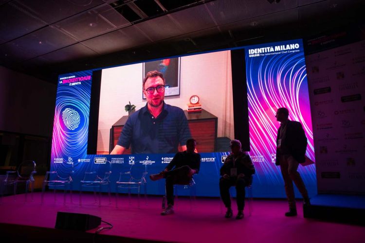 David Gelb, the other creator and executive producer of Chef's Table, stranded in Los Angeles by force majeure, sent a video message