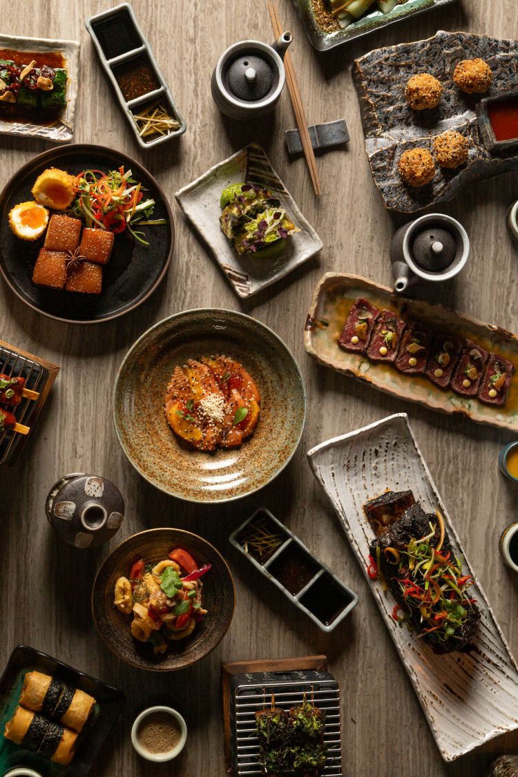 Alcuni dei deliziosi piatti del ristorante YEZI